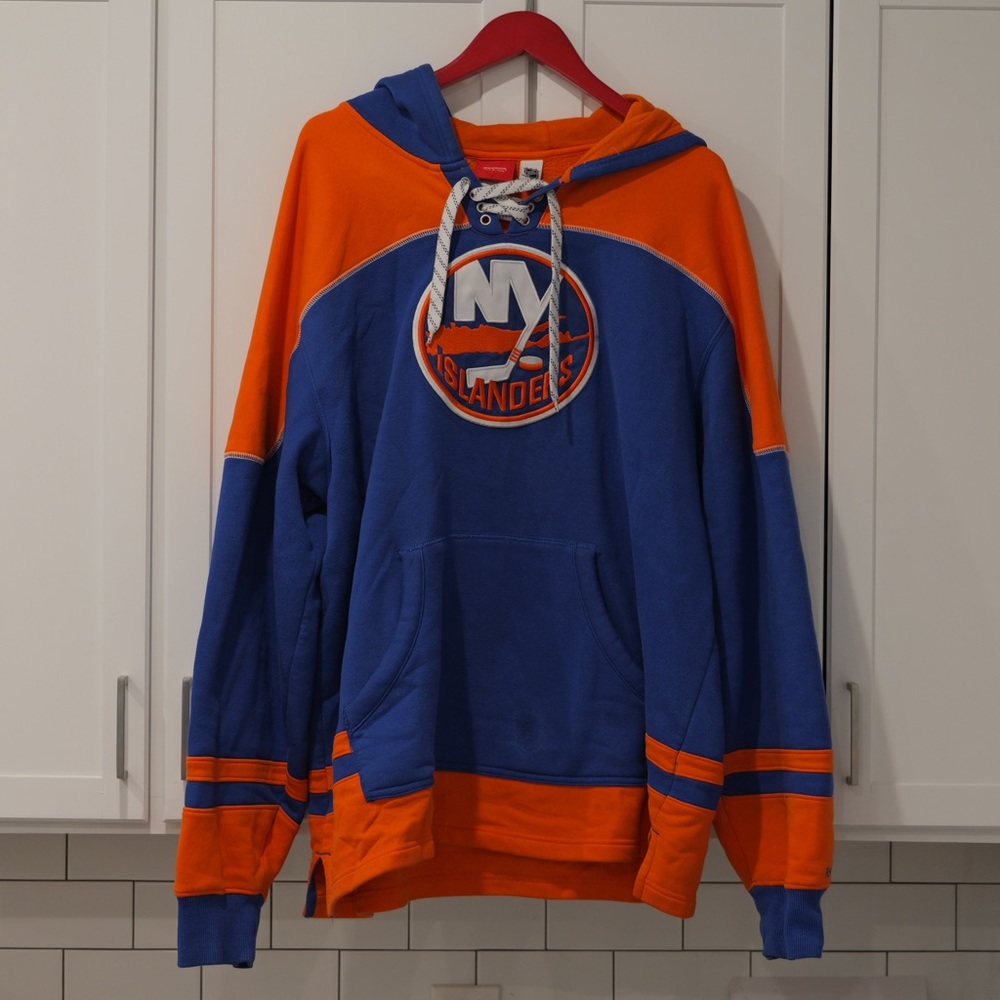 New York Islanders Hoodie - Striking Blue and Orange - Size 2XL